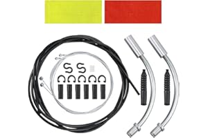 UYDF Kit de Carcasa de Cable de Freno de Bicicleta,Kit de Cables y Carcasa de Cambio de Bicicleta,Cable Freno Bicicleta,Funda Cable Freno Bicicleta,Cable Cambio Bicicleta,Bicileta Brakes,Cavo Freno Bici