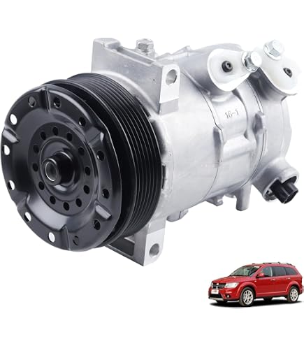 NewYall Compresor De Aire Acondicionado A/C 2.4L Con Embrague Para Chrysler 200 Sebring 2007-2014 Dodge Avenger Journey 2009-2020