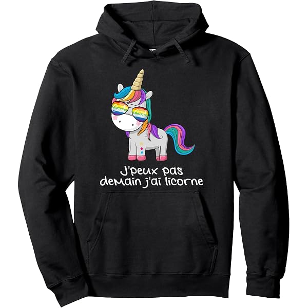 Sweat à Capuche 'Les Chevaux Filles Adorent Monter' - Cadeau Pour Cavalières, Motif Cheval, Coupe Classique