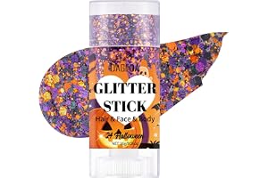 Prreal Halloween body glitterpinne, hår gnistrande ansikte glitter makeup