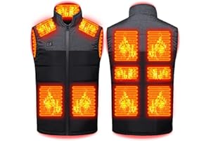 GENERIC Heated Vest for Men Woman, Electric USB Warmer Jacket with 11 Heating Zones, Lightweight Heated Gilet, for Fishing Hunting