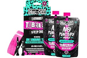 ENVIE DE PASSER VOS ROUES DE VELO VTT AU TUBELESS ? : Le kit pour conversion Tubeless de Muc-Off contient tout le nécessaire dont vous avez besoin pour convertir une paire de roues en Tubeless-Ready.