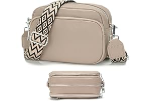 Atgbiem Kleine Umhängetasche Damen Veganes Leder Crossbody Bag Damen Handtasche Damen Klein Handytasche Zum Umhängen Khaki