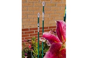 MYAIMS Prop Butterfly lock Metal Galvanised Outdoor Indoor Airer Rope String Garden Washing Line Cloths Laundry Support pole Extendable from 1.5 to 2.2m Telescopic strong (2pk Butterfly Lock)