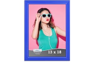 Icona Bay 13 x 18 niebieska ramka na zdjęcia, kolorowa ramka w stylu skandynawskim do zdjęć, kolekcja Pizzazz