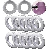 Lot De 32 Œillets Pour Rideaux En Plastique - Diamètre Intérieur 40 Mm - Silencieux, Faciles à Installer Sans Outils