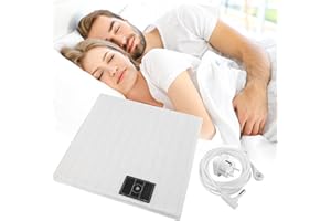 Kidken Erdungsmatte mit Erdungsanschlusskabel, Magnetfeldmatte mit 5% Silberfasern und 95% Bio-Baumwolle, leitfähige Erdungsmatte für besseren Schlaf (90 * 203cm)