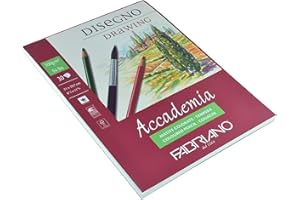 Fabriano 41202129 Zeichenblock, Baumwolle, weiß, 21 x 29.7 x 0.5 cm