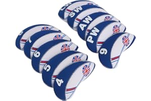 Tourbon Golf Club Fundas de Hierro Casco para Titleista, Callaway, Ping – Juego de 10