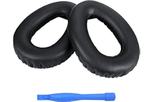 ‎MMOBIEL Zapasowe Nausznik do Sennheiser PXC480/PXC550/PXC 550-II/MB660 UC/MB 660 MC Słuchawek od MMOBIEL - Memory Foam i Protein PU Wymienna Poduszka Uszu - Noise Isolation Pady Nauszne – Czarny