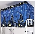 Dormitory Bunk Bed Curtains Dustproof Ventilation Blackout Cloth Mosquito Nets Shading Nets Bed Single Bed Tent Curtain Bed Canopy College Students Dorm Sleep Privacy Bed Spread Blackout Curtains