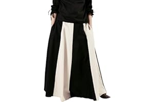 Battle-Merchant Mittelalterlicher Rock Damen Baumwolle | bodenlang und weit ausgestellt in div Farben S-XXL | Mittelalter LARP Kleidung Magd Wikinger