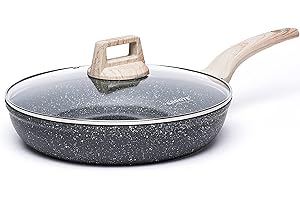 CAROTE Egg Omelette Pan,26cm Nonstick Egg Frying Pan, Egg Skillet for Breakfast, Pancake, Plett, Crepe Pan, Suitable for All Hobs & Induction