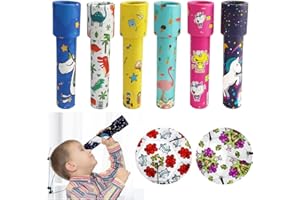 BESLIME 6 Stücke Kaleidoskop, Klassisches Kaleidoskop Spielzeug, Klassisches Papier-Kaleidoskop, Klassisches Spiel Lernspielzeug, Kinder Party Spielzeug Party Set (Zufällige Farbe)