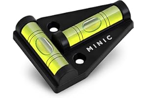 MINIC Kreuzwasserwaage - Wasserwaage klein - Strapazierfähig und Bruchsicher - Wohnmobil Zubehör - Wohnwagen Gadgets- mini - Ducato Camping Zubehör Innen - Camper Zubehör