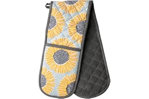 THE ENGLISH TABLEWARE English Tableware Company Artisan Flower Double Oven Gloves