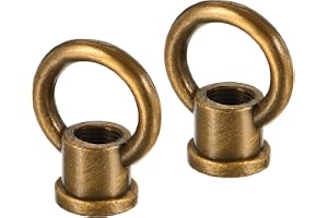 källkarta 2 stycken öglemutter 15 kg max. belastning 29 x 35 mm M10 gänga ringform kvinnlig ögla för hängande lampa ljuskrona