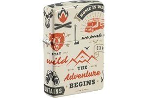 ‎ZIPPO Zippo Sturmfeuerzeug - Outdoor Adventure, 540°, Color Image - Nachfüllbar - Wiederverwendbar - Windfestes Design - Geschenkbox - Made in USA