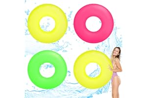 POPOYU 3 Stück Schwimmring Erwachsene,Schwimmring Kinder,Aufblasbare Badetiere Pool,35.8"/30" GroßPool Float Swimmingpool-Schwimmer,Sommer Wasser Schwimmreifen für Schwimmbad-Swimming Inflatable