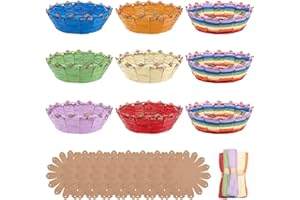 FREEBLOSS 9set Woven Basket Kit DIY Handcrafted DIY Basket Making Kit with Natural Material Unique Home Decor Complete DIY Weaving Kit for Beginners to Master Artisans