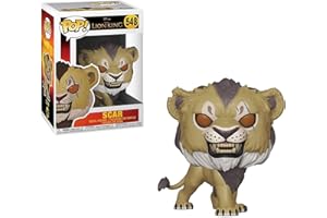 Funko Pop! Disney: The Lion King - Scar Vinyl - el Rey León - Figura de Vinilo Coleccionable - Idea de Regalo- Mercancia Oficial - Juguetes para Niños y Adultos - Movies Fans