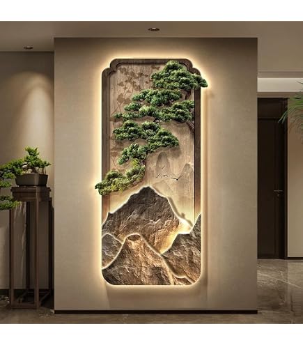 Triskèle Décoration murale en bois avec lumière LED - Décoration murale Triskèle Décoration murale en bois avec lumière LED - Décoration murale