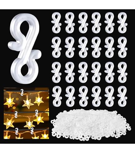 Lot De 100 Crochets De Gouttière Galvanisés Pour Lumières De Noël - Faciles à Installer - Résistants Aux Intempéries - Pour Noël Et Halloween - Taille M