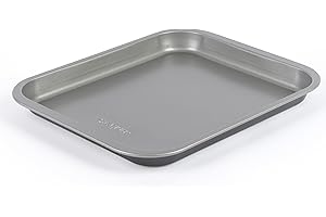 Salter Essentials 31 cm Plaque de Cuisson – Antiadhésif, Feuille Rectangulaire pour Four, Passe au Lave-Vaisselle, Facile à Nettoyer, Fabriqué au Royaume-Uni, plaque pour four, Sans PFOA, BW13665