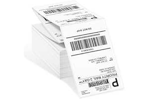 ‎PHOMEMO Phomemo 4x6 Versandetiketten 500 Thermo Etiketten Selbstklebend DHL 100x150mm Wasserfester Versandaufkleber für Thermodruckern kompatibel mit Nelko,MUNBYN, Phomemo,Vretti Etikettendrucker