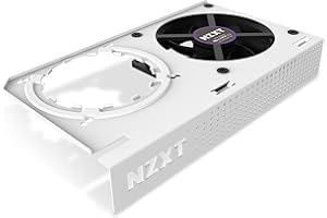 NZXT KRAKEN G12 - GPU Mounting Kit for Kraken X Series AIO - Enhanced GPU Cooling - AMD and NVIDIA GPU Compatibility - Active Cooling for VRM - White, RL-KRG12-W1