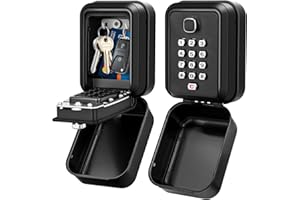 ENONEO Grand Cassetta di Sicurezza per Chiavi Impermeabile Esterno Cassetta Sicurezza Chiavi con Codice Muro Cassetta Portachiavi Casseta Porta Chiave per Casa Scuola Fabbrica Self Check In