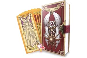 N\A 53 PZ/Set di carte Captor Sakura Clow Cards KINOMOTO SAKURA Magic Book Set/Set completo classico regalo/compleanno, regalo della ragazza (Clow) 50 boxes