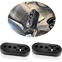 4 Pezzi 11.7mm Foro EPDM 4 Fori Gancio Di Scarico Ammortizzatore Marmitta Regolabile Per Tubo Di Scarico,Universale Staffa Di Scarico Per La Maggior Parte Delle Auto Camion SUV (4 Pezzi - 8