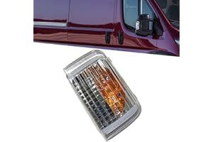 KYYET Wing Rearview Mirror Turn Signal Indicator Blinker Light Compatible with 2006-2019 Citroen Jumper Relay, Peugeot Boxer, Fiat Ducato(Right)