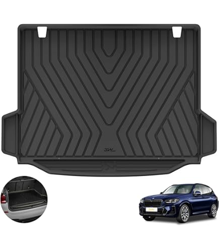 Gledring Set Tapis De Caoutchouc Compatible Avec Dacia Duster 2018-2024 (T Profil 4-pièces + Clips De Montage