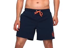 MEILONGER Pantaloncini da Bagno da Uomo Piscina Asciugatura Veloce Costume da Bagno per Surf sulla Spiaggia ad Asciugatura Rapida con Fodera in Rete e Tasche