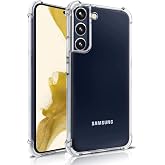 KZY Contact Compatible with Samsung Galaxy S22 Cover Corner Protected AirBag Antishock Transparent Silicone Case