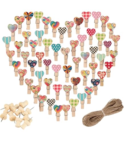 100 Mollette Legno 3,5 Cm Bianche - Per Craft, Decorazioni E Fai Da Te - Foto 8