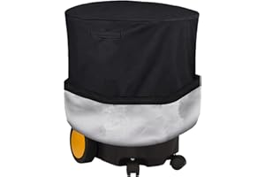 Vkinman Waterproof Wood Chipper Cover Heavy-Duty Wood Chipper Shredder Mulcher Cover 33"x45" Leaf Mulcher Cover, Black