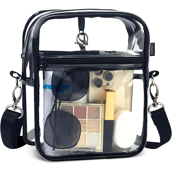 Clear Purse Crossbody Bag, Pgastadium Approved Clear Tote Bag, Transparent Handbag