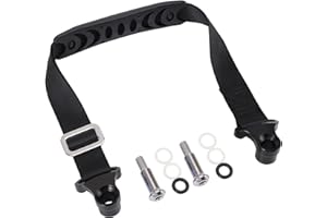 WOOSTAR Single Hole Rear Adjustable Tugger Strap with Screws Replacement for CRF YZF YZF X WR Suzuki RMZ KXF Kayo T4 T6 Motorcycle Off-road Vehicle Dirt Pit Bike Motocross Black