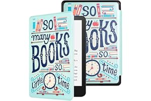 CIAOYE Compatible with 6" New Kindle 11th Generation Case 2024/2022 Release, Hand Strap Slim Hard Plastic Cover with Smart Auto Wake/Sleep for Amazon Kindle 11th Generation 2024/2022, Books