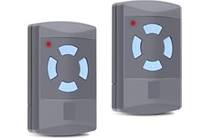 LUIRSAY Handsender 2 piezas de apertura de puerta de garaje para Hormann hsm4-868, control remoto de puerta de garaje 868,30 MHz 4 canales para Hormann HSM 2/4, HSM4-868 HSE2-868 HS4-868