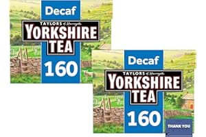 CC1ST CUSTOMERS COME 1ST Decaf Tea Bags 160 Count (2 Pack) - Rich, Full-Flavored Decaffeinated Black Tea for a Relaxing Brew Anytime