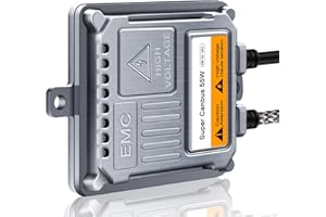 TECTICO Ballast HID 12V 35W/55w avec Canbus,Direct current (DC) Super décodeur Universel pour 9006 H11 H8 H9 9005 H1 H3 H4 H7 H13