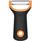 OXO Good Grips Julienne Peeler with Stainless Steel Blades | Compact and compact design for total control, non-slip handle fo