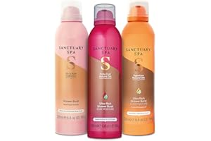 Sanctuary Spa Shower Burst Trio | Signature | Ruby Oud | Lily and Rose Shower Body Wash Bundle | 3 x 200 ml | Mineral Oil Free, Cruelty Free & Vegan