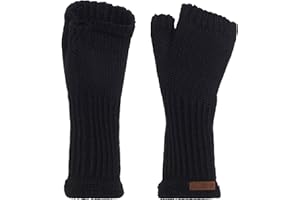 KNIT FACTORY - Cleo Handstulpen - Fingerlose Handschuhe - Gestrickte Handschuhe für Winter - Damen Handstulpen aus Wolle - Hochwertige Qualität