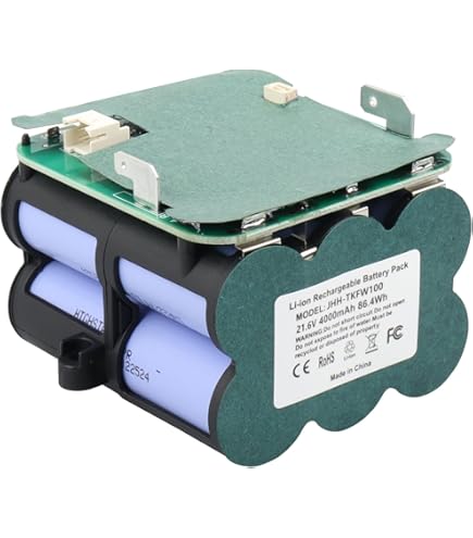 Batteria Sostitutiva Per Tineco S5 | 21.6V 4500mAh Li-ion | Compatibile Con Lavapavimenti One S5 Pro 2/Smart/Team