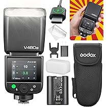 GODOX Flash V480 S Camera Flash, V480S Pantalla Táctil GN50 TTL HSS 1/8000s Speedlite, Compatible Con Cámara Compacta Sony Alpha A9 III, A7 III, A7C II, A7 IV, A7C, A7 RV, A7/A7S - View #7